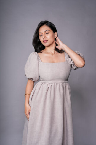 Ava – Puff Sleeve Maxi Dress