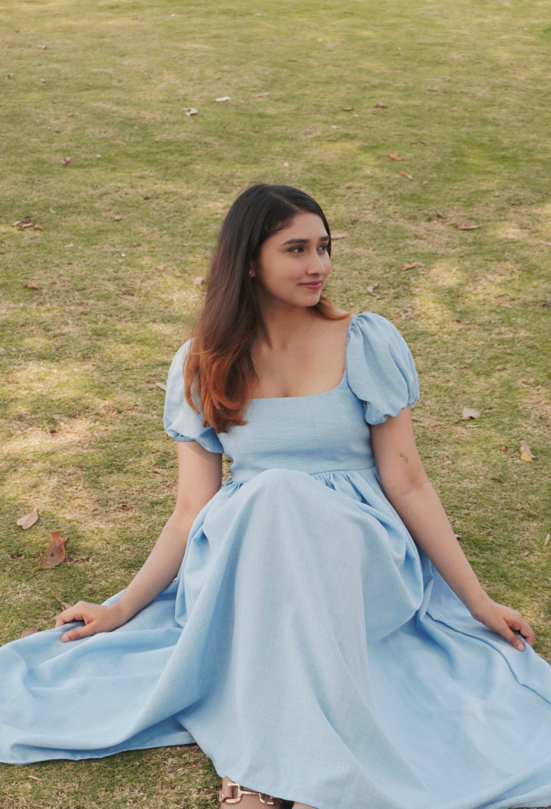 Cinderella – Puff Sleeve Maxi Dress - Image 2